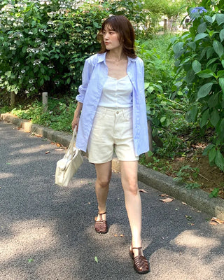 Basic cotton shorts