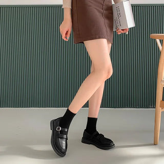(3cm/6cm) Strap Loafers