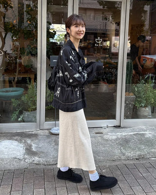 Bustier knit long dress
