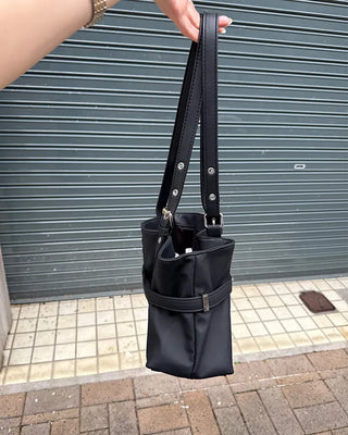 Belt wide shoulder bag