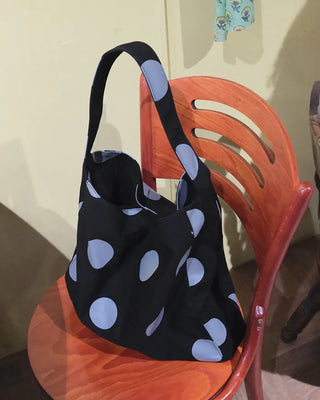 Big canvas shoulder bag