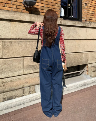 Denim overalls