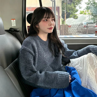Loose-fit colored knit
