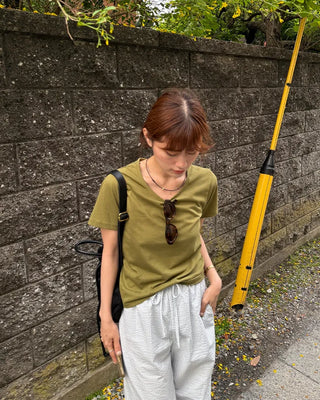 Basic round neck T-shirt
