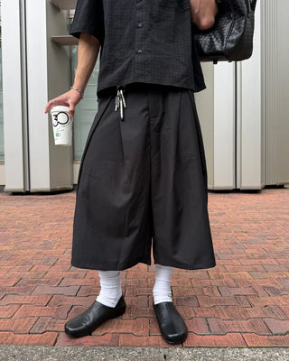 Pintuck Bermuda Shorts