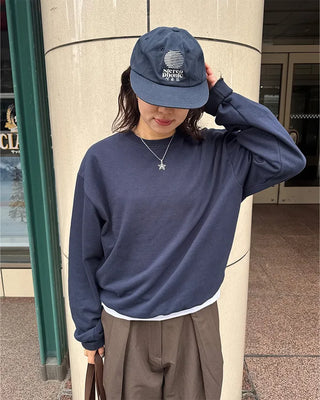 (Unisex) Round Cropped Sweatshirt
