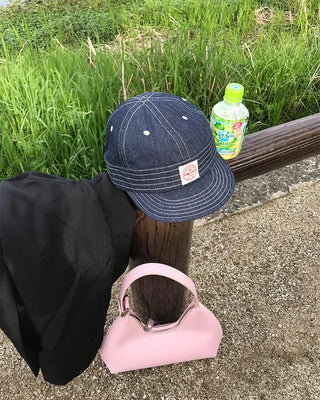 Denim Stitch Camp Cap
