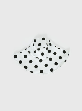 Leina Hat Cream Polka