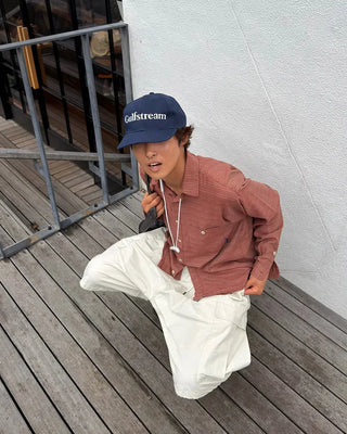 Cargo string Bermuda shorts