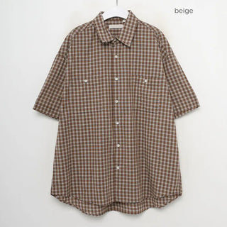 Pocket check shirt