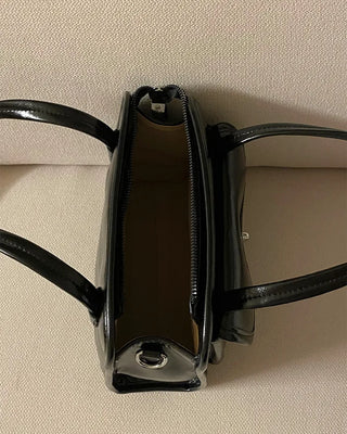 Square Top Handle Tote Bag