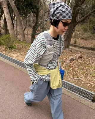 Balloon Fit Nylon Pants