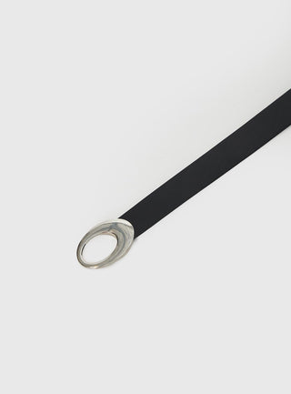 Jaide Low Waist Belt Black  Silver
