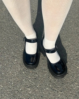 Buckle-type loafers