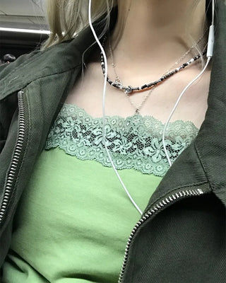 Lace detail camisole