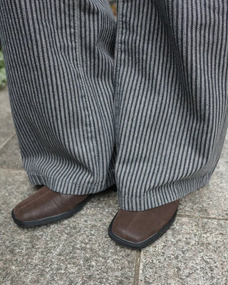 Square mule loafers