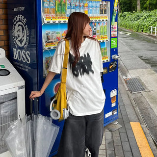 (Unisex) Oversized Lettering T-Shirt