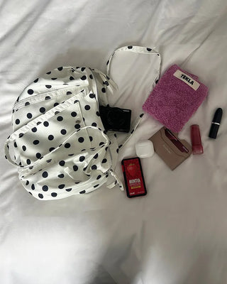 Dot Pocket Boston Tote Bag