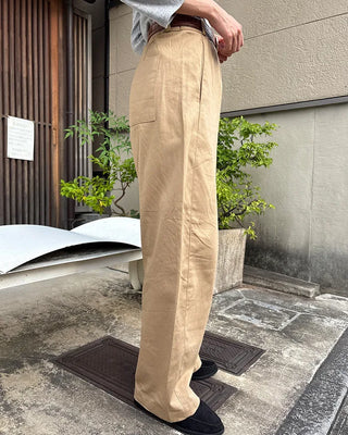 Barrel Cotton Pants