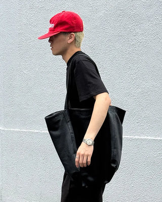 Big leather tote bag
