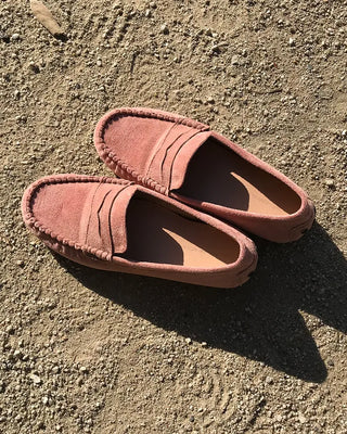 Suede loafers