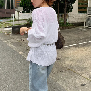See-through knit