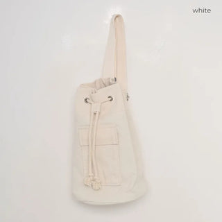 Canvas pocket sling bag