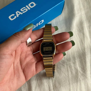 Gold Casio Digital Watch