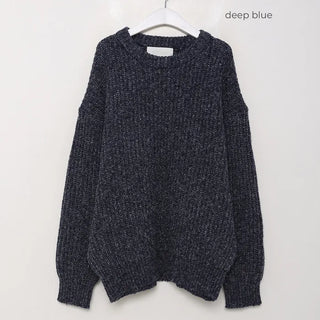 (Unisex) Round Openwork Knit