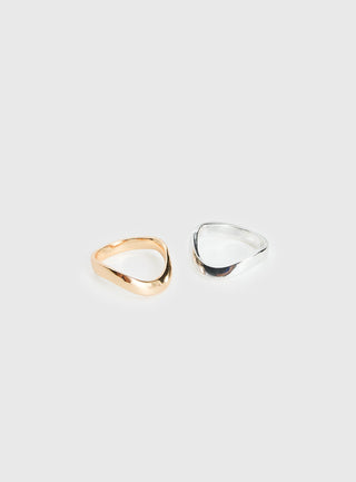 Sandrelle Ring Pack Gold  Silver
