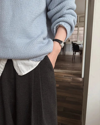 A+ Premium Wool Viscose Pleated Winter Slacks