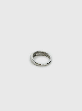 Karensa Stainless Steel Dome Ring Silver