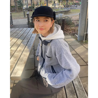 Plain fleece camp cap