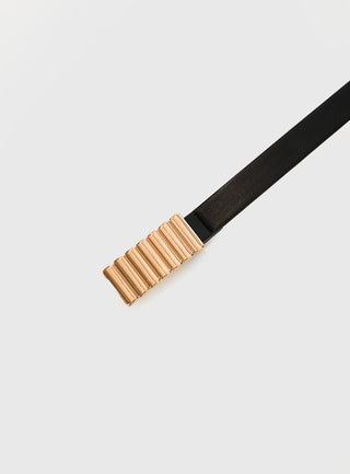 Jacques Belt Black  Gold