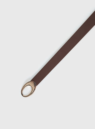 Jaide Low Waist Belt Brown  Gold