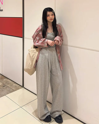 Slit Wide Fit Sweatpants