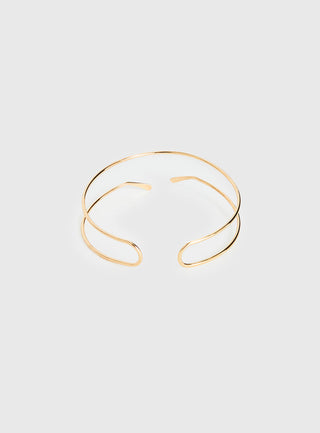 Through The Summer Arm Cuff Gold