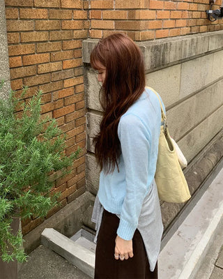Pocket knit cardigan