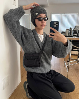 Soft V-neck sweater