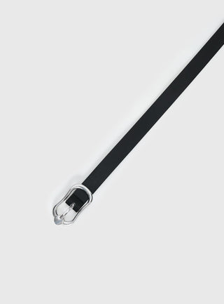 Ashtin Belt Black  Silver