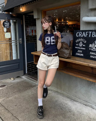 86 Numbering Slim T-Shirt