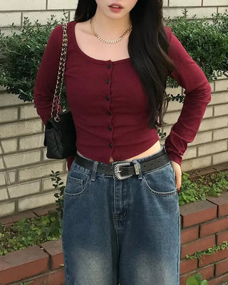 Slim-fit layered cardigan
