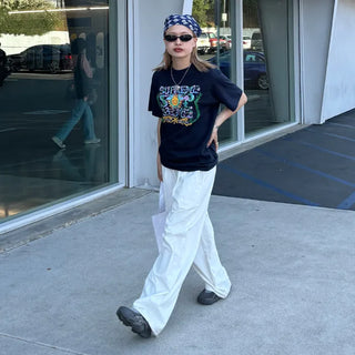 Unisex Wide-Leg Cotton Pants