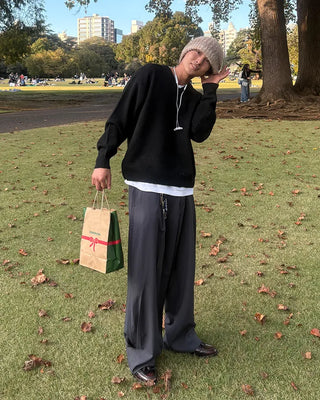 Wide slacks