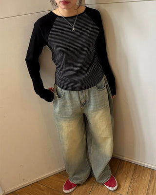 (Unisex) Fade Denim Pants