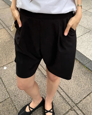 Flared Bermuda shorts