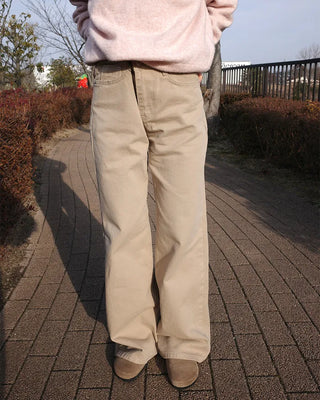 Wide cotton pants