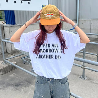 (Unisex) Lettering Oversized T-Shirt