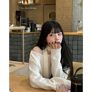 Knit scarf set