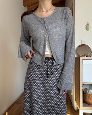 Sheer Mohair Cardigan